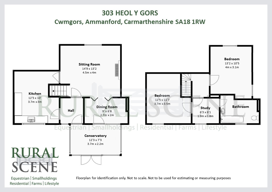 Property for Sale Cwmgors CARMARTHENSHIRE Rural Scene