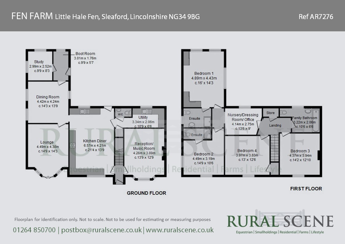 Property for Sale Sleaford LINCOLNSHIRE Rural Scene